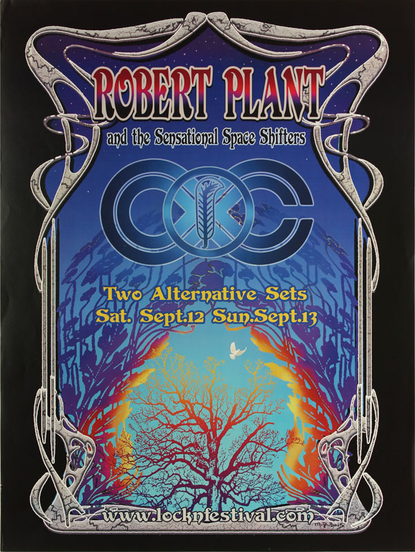 Mike Dubois Robert Plant Poster