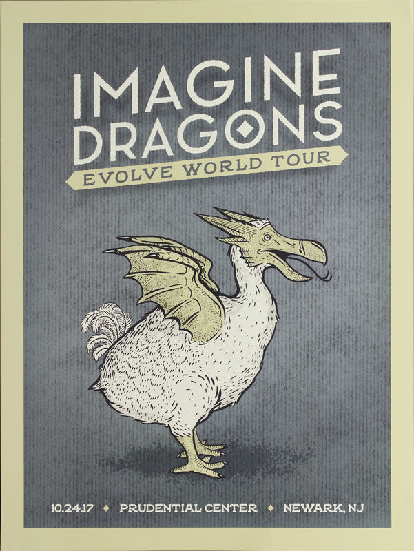 Imagine Dragons - Evolve World Tour Poster