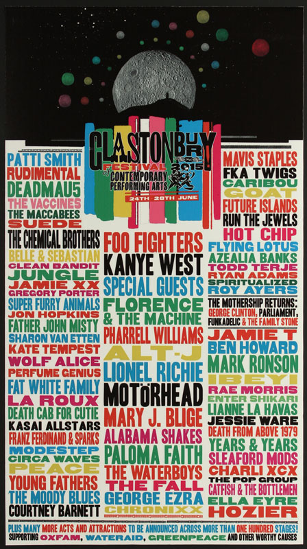 Glastonbury Festival 2015 Poster