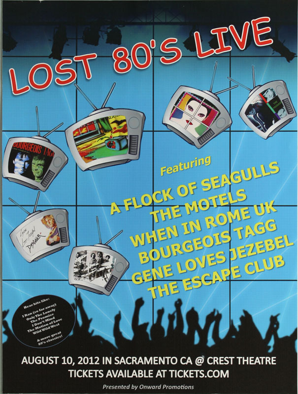 Lost 80's Live - A Flock of Seagulls Poster