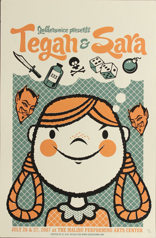El Jefe Design Tegan and Sara Poster