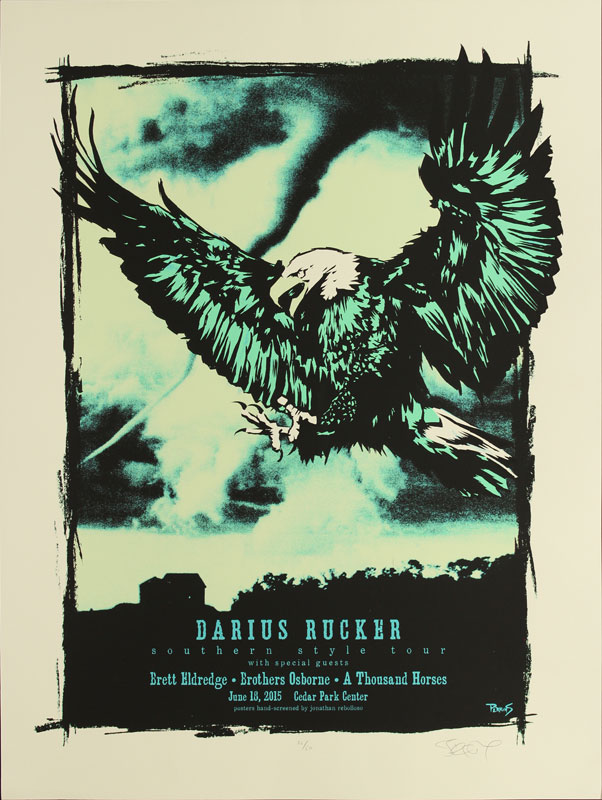 Billy Perkins Darius Rucker Southern Style Tour Poster