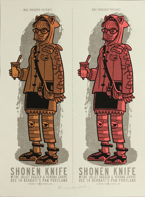 Guy Burwell Mike Thrasher Presents Shonen Knife Poster