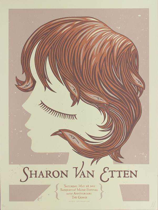 The Bungaloo Sharon Van Etten at Sasquatch Music Festival Poster