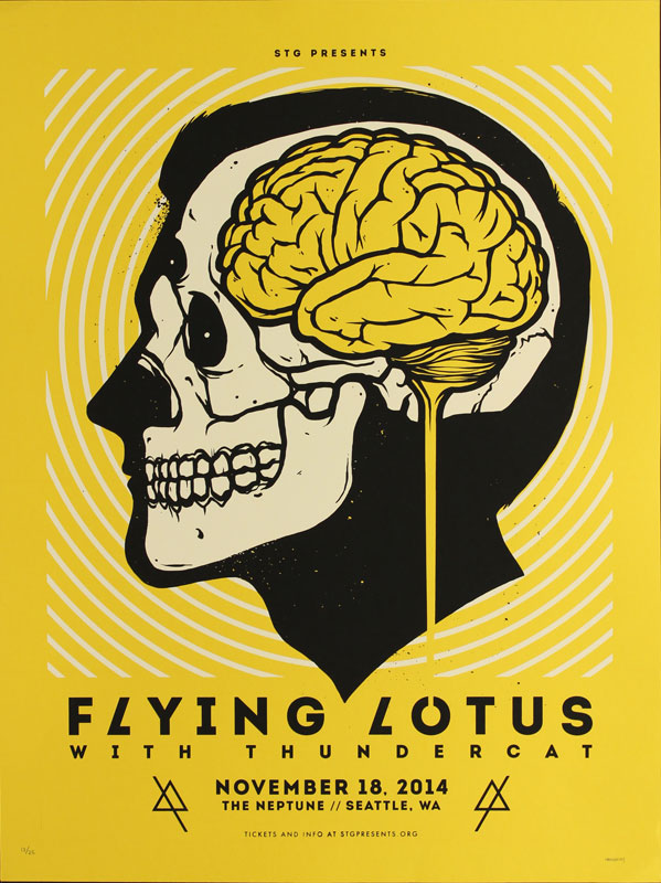 Matt Harvey STG Presents Flying Lotus Poster