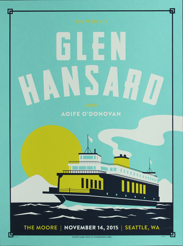 Matt Harvey STG Presents Glen Hansard Poster