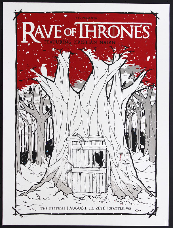 Matt Harvey STG Presents Rave of Thrones Poster