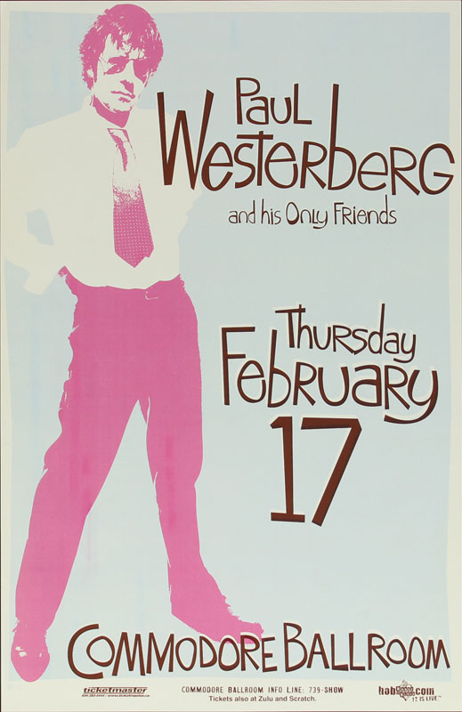 Paul Westerberg and his Only Friends Poster