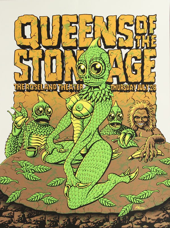 Justin Hampton Queens of the Stone Age Poster