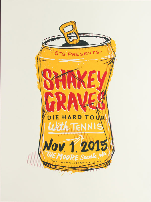 Shakey Graves Die Hard Tour Poster
