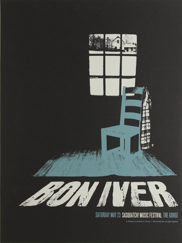 Frida Clements Bon Iver Poster