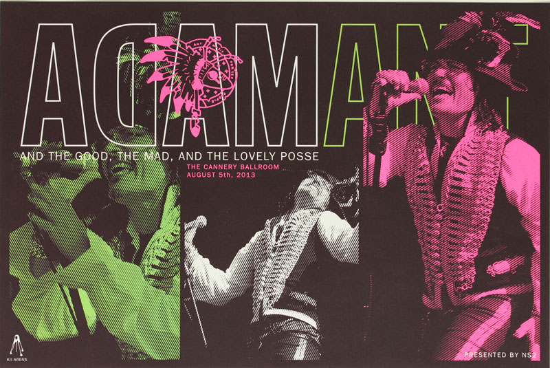 Kii Arens Adam Ant Poster