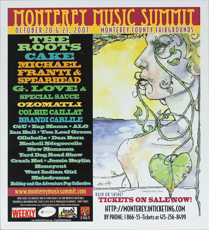 Monterey Music Summit Poster