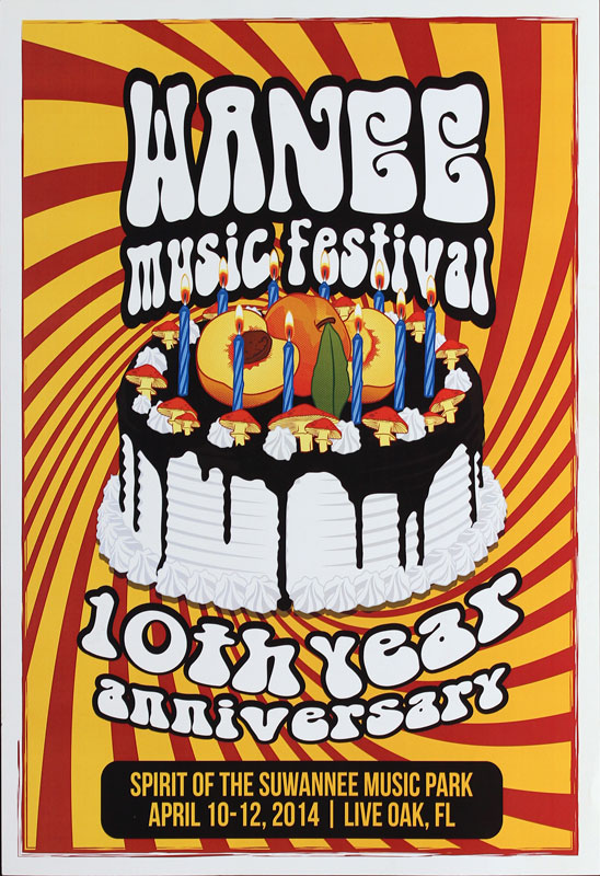 Wanee Music Festival 10th Anniversary Poster