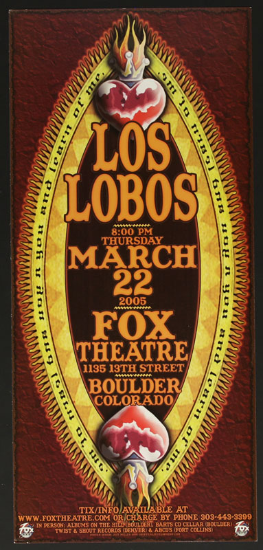Jeff Miller Los Lobos Poster