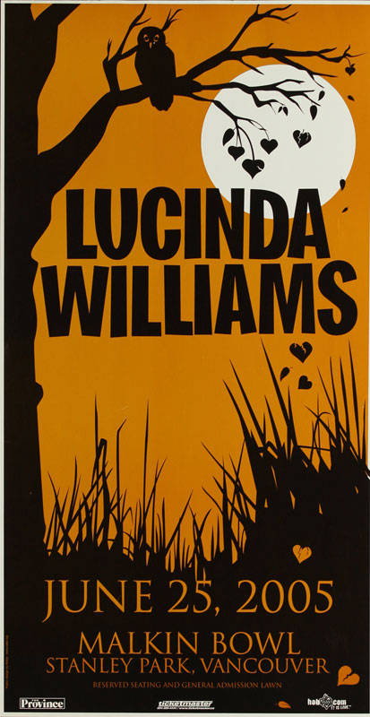 Robe Lucinda Williams Poster