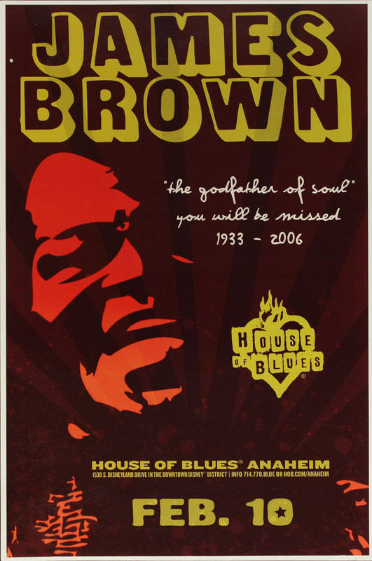 James Brown Memorial Tribute Poster