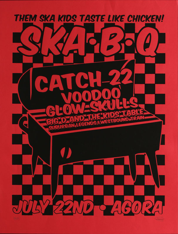 Sean Carroll SKA-B-Q - Catch 22 - Voodoo Glow Skulls Poster