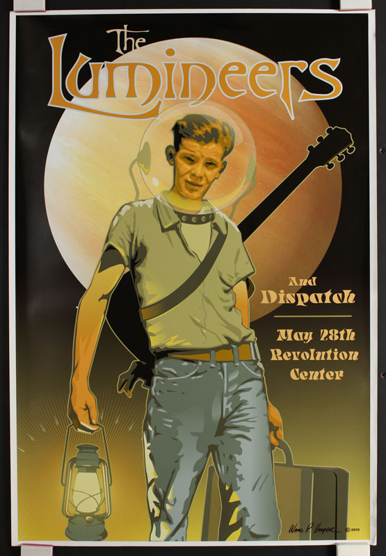 Ward P. Hooper  The Lumineers Poster