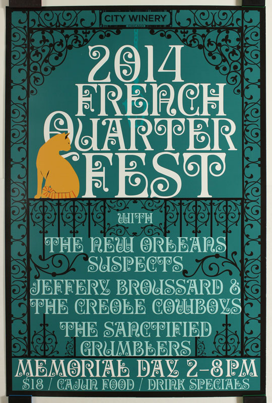 2014 French Quarter Fest Poster