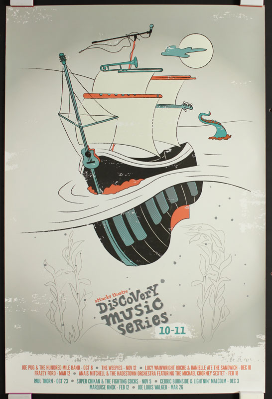 Attucks Theatre Discovery Music Series 2010-2011 Poster