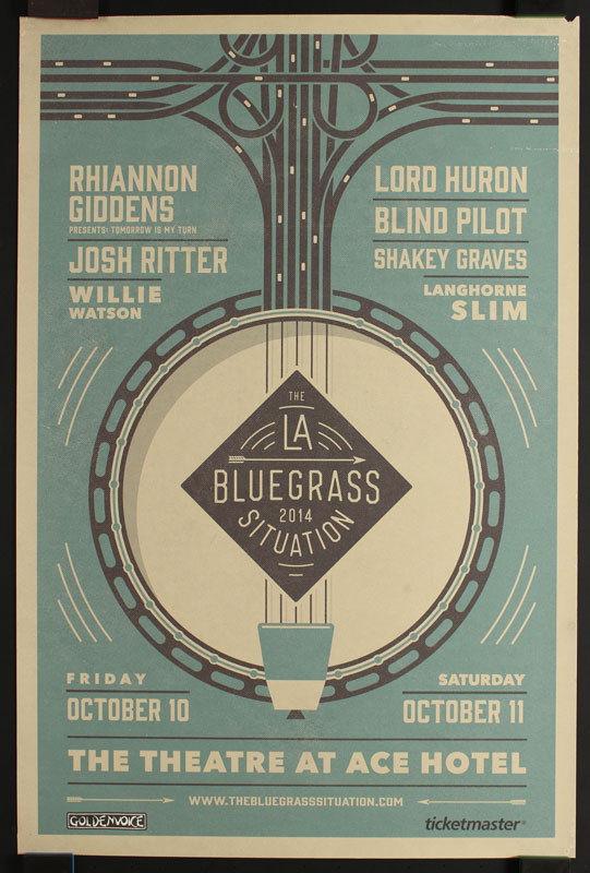 The LA Bluegrass Situation 2014 Poster