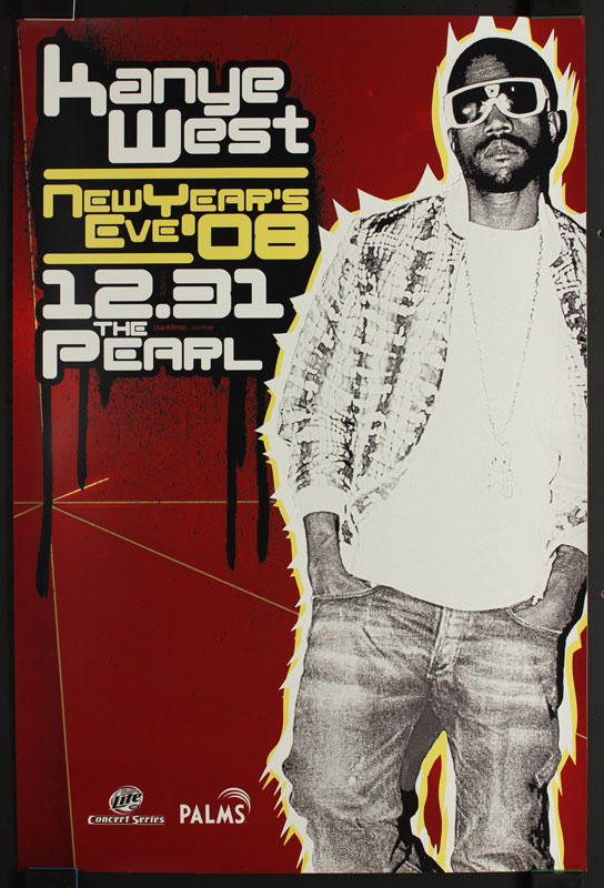 Kanye West - New Year's Eve 2008 Poster