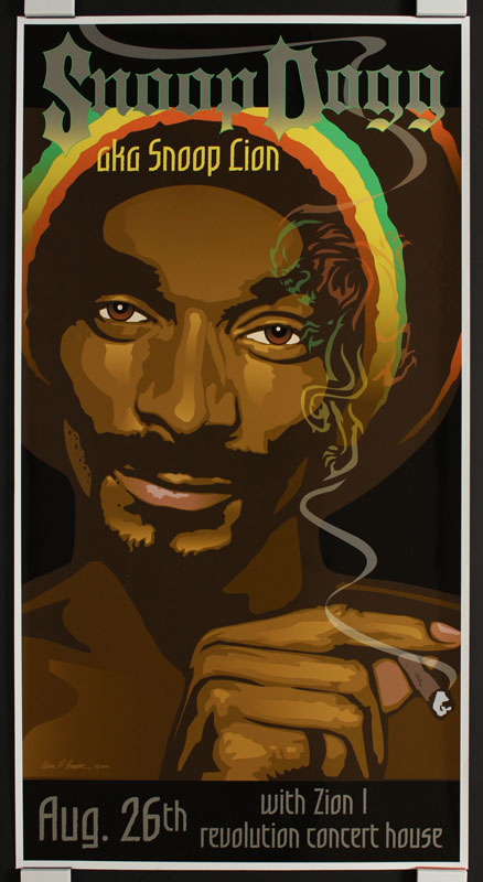 Ward P. Hooper Snoop Dogg aka Snoop Lion with Zion I Poster