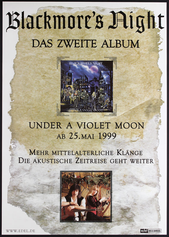 Blackmore's Night German Concert Poster