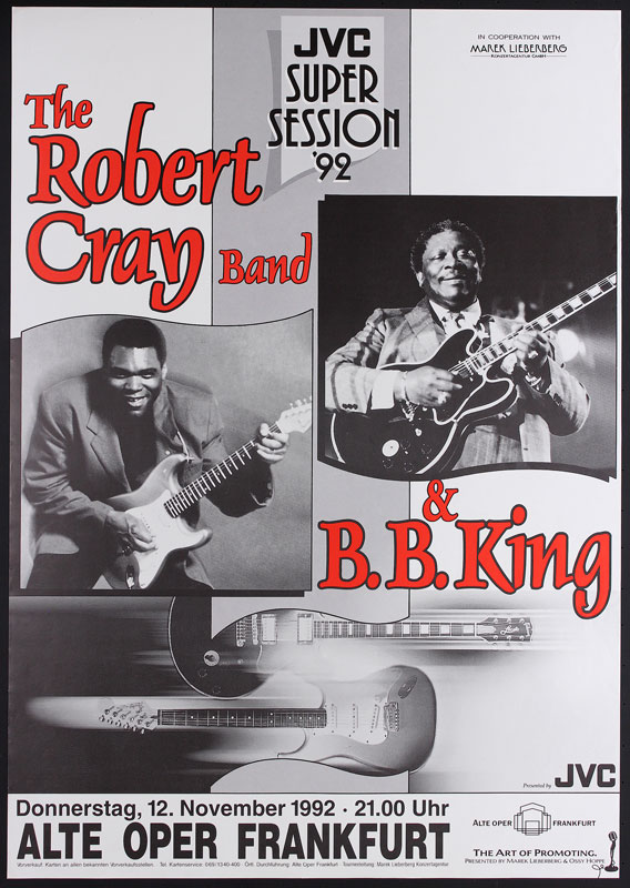 Robert Cray Band German Concert Poster