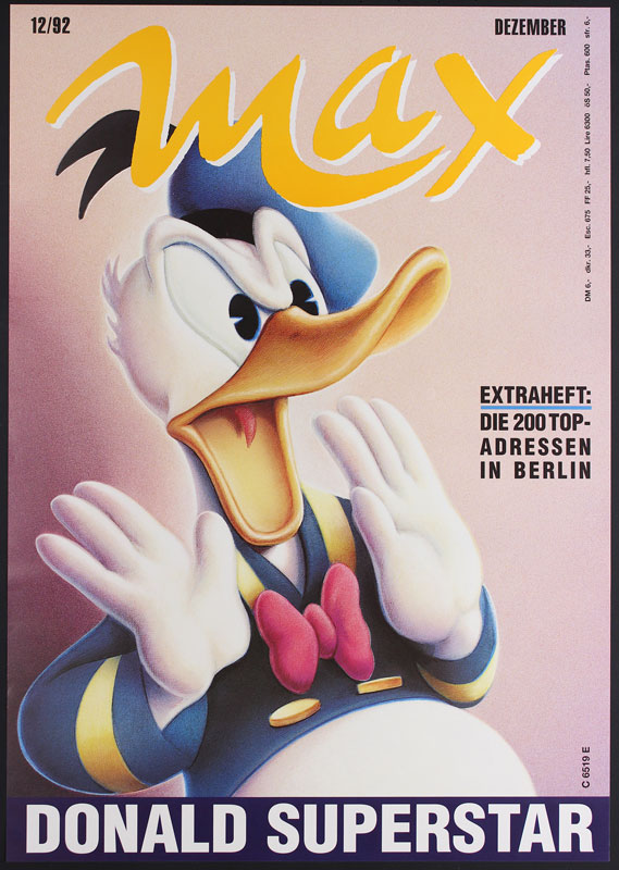 Gottfried Helnwein Donald Duck Poster