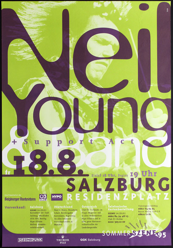 Neil Young Salzburg Poster