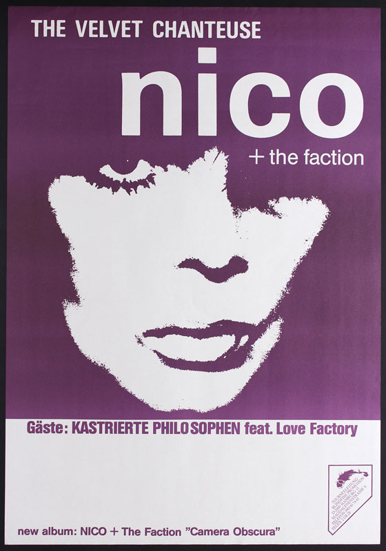 Nico Camera Obscura German Tour Poster