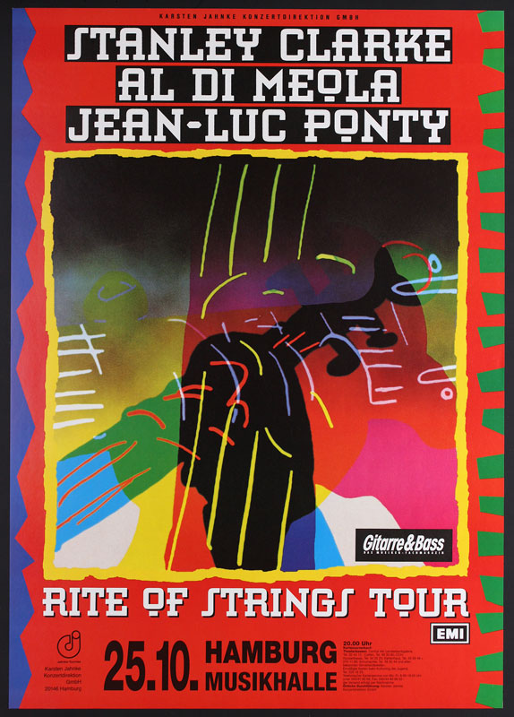 Stanley Clarke Rite of Strings German Tour Poster