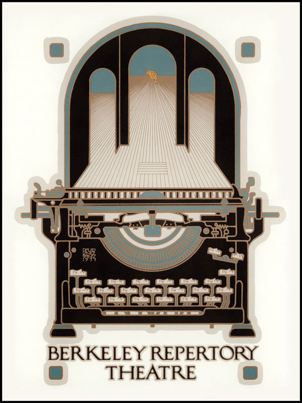 David Lance Goines Berkeley Repertory Theatre Poster David Lance Goines Berkeley Repertory Theatre Poster