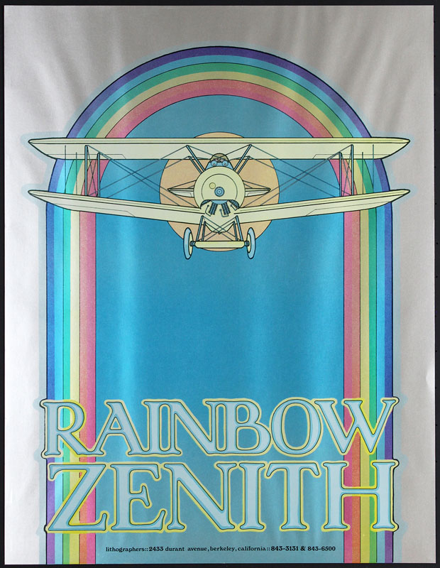 David Lance Goines Rainbow Zenith Poster