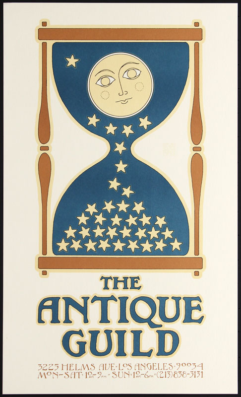 David Lance Goines The Antique Guild Poster