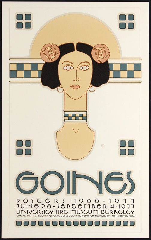 David Lance Goines Goines: University Art Museum Berkeley Poster