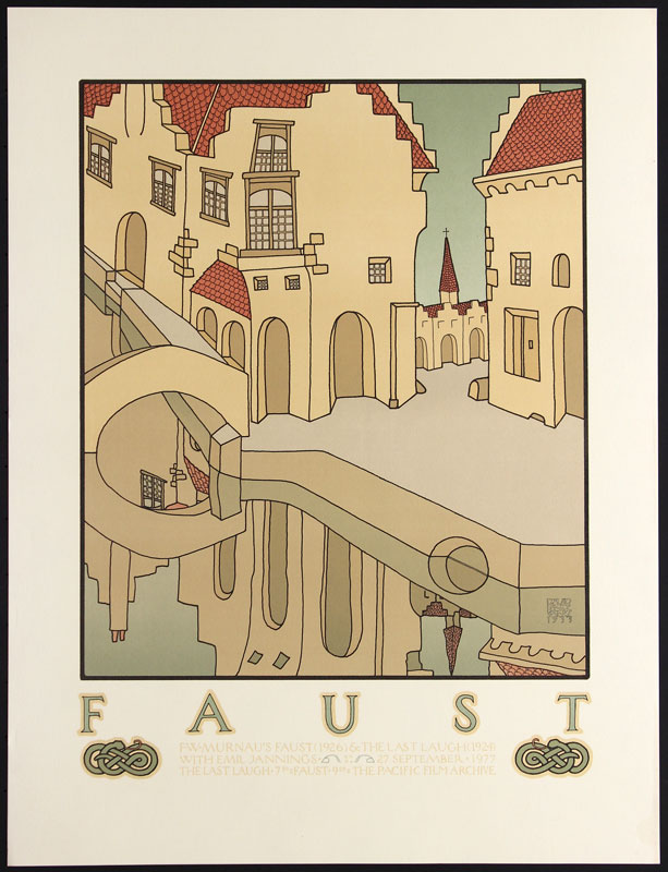David Lance Goines Faust - F. W. Murnau Movie Poster