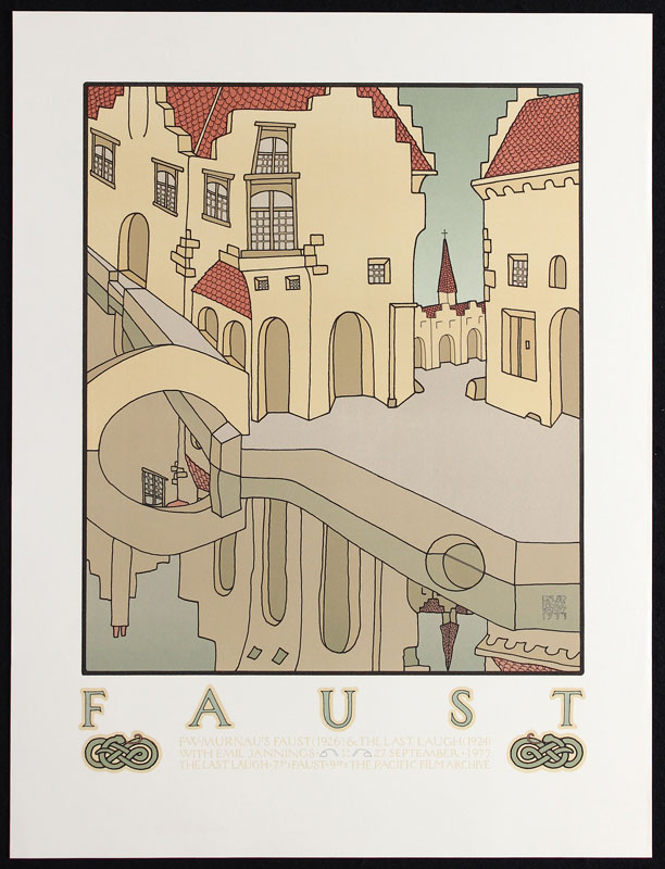 David Lance Goines Faust - F. W. Murnau Movie Poster