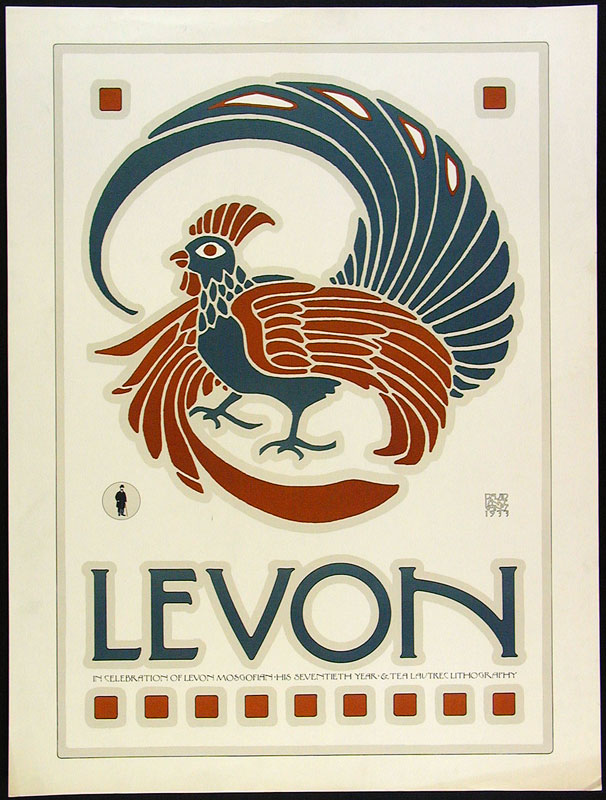 David Lance Goines Levon Poster