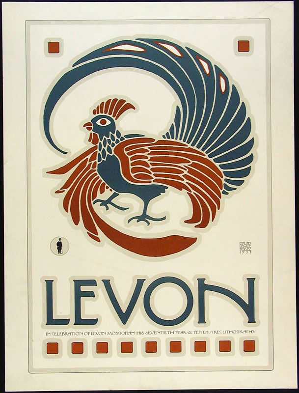 David Lance Goines Levon Poster