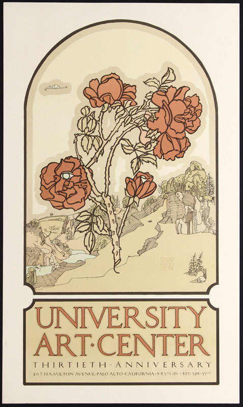 David Lance Goines University Art Center Poster