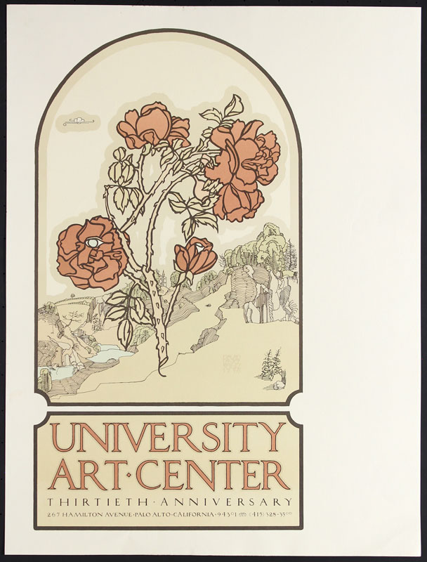 David Lance Goines University Art Center Poster