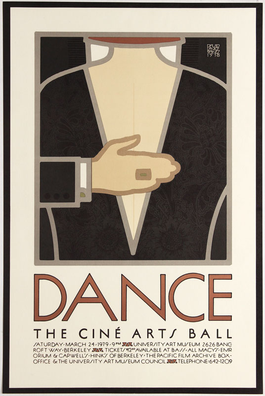 David Lance Goines Dance - The Cine Arts Ball Poster