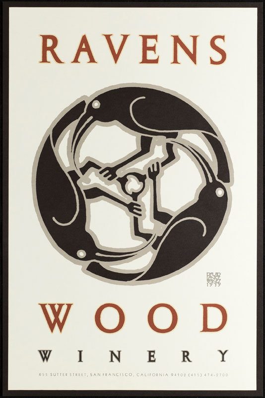 David Lance Goines Ravenswood Winery Poster