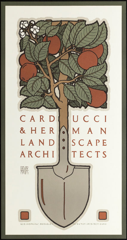 David Lance Goines Carducci and Herman Landscape Architects Poster