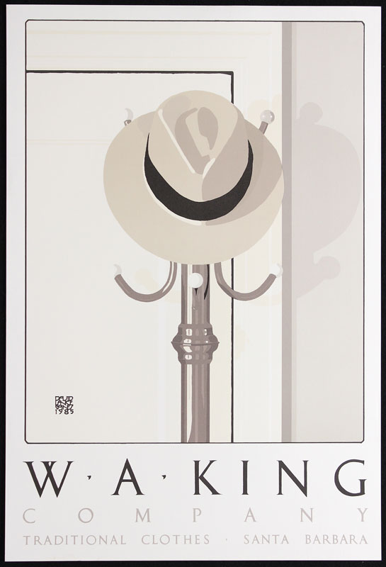 David Lance Goines W.A. King Company Poster