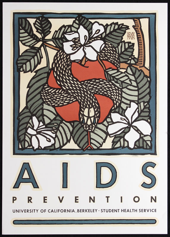 David Lance Goines AIDS Prevention Poster