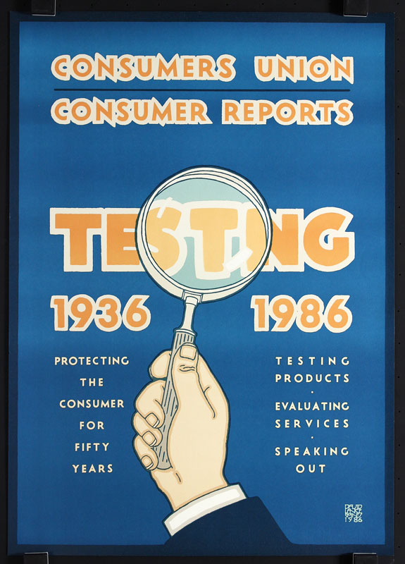 David Lance Goines Consumer Reports Poster